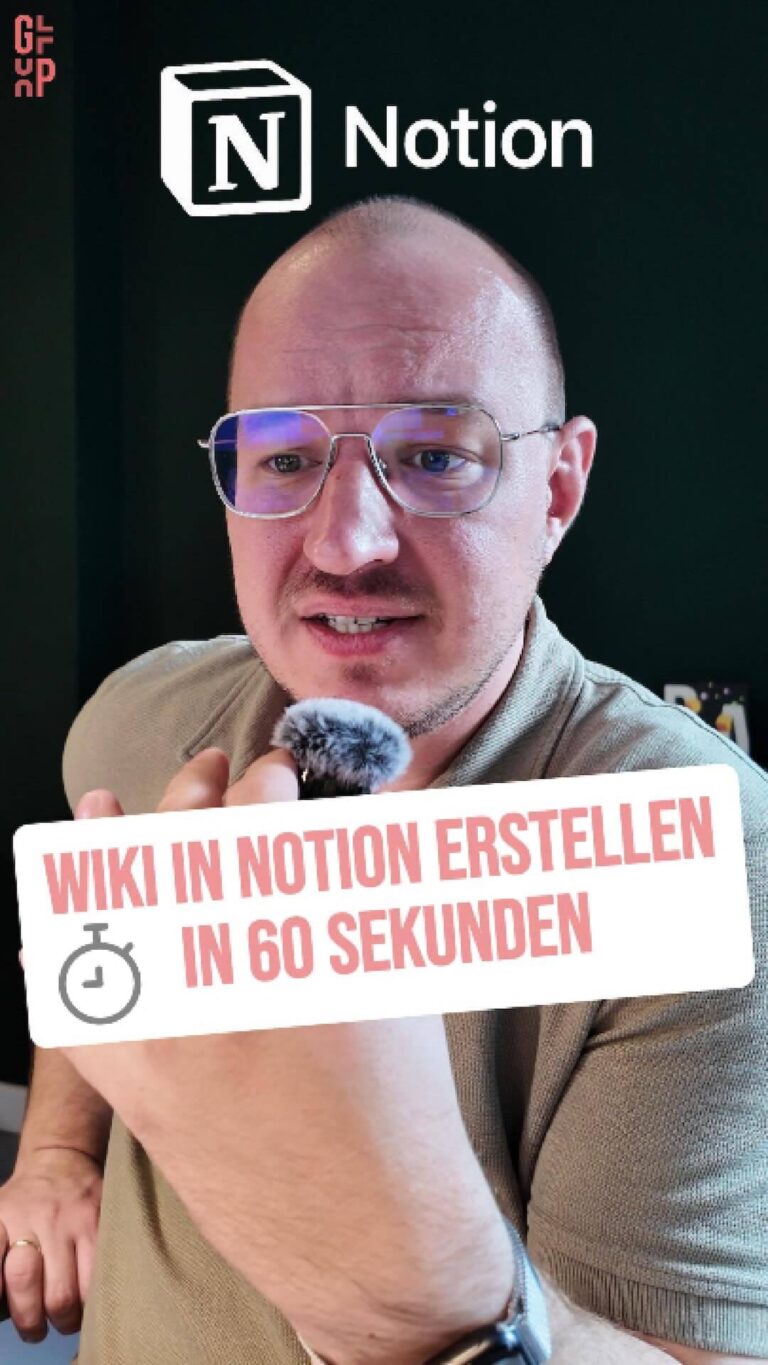 Wiki in Notion erstellen in 60 Sekunden